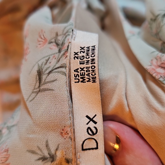 Dex Floral Midi Dress - Light Green - Picture 4 of 7